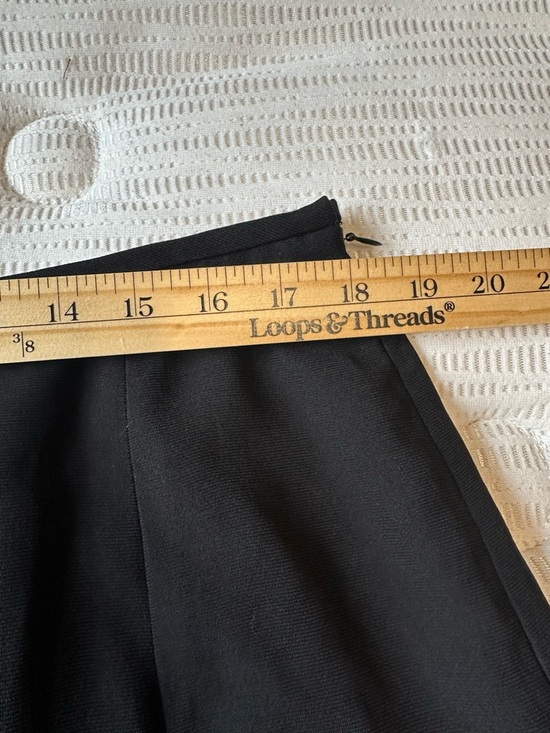 Black Pleated A-Line Womens Skirt Sz 18 Office Workwear Business Suit Separates - Picture 6 of 7